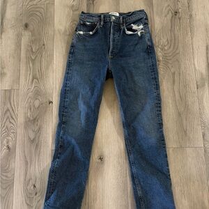 Agolde Dark Blue Skinny Jeans